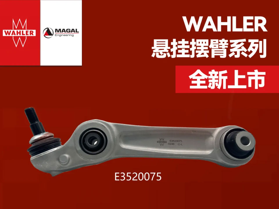 New Release: WAHLER Control Arm Series Launched Globally